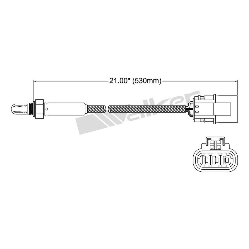 Walker Products 250-23510 Walker Products 250-23510 Oxygen Sensor 3-W Titania Narrow-Band