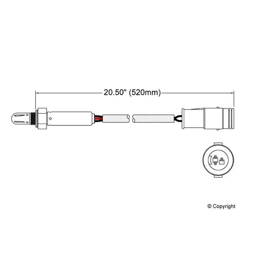 Walker Products 250-23802 Walker Products 250-23802 Oxygen Sensor 3-W Titania Narrow-Band