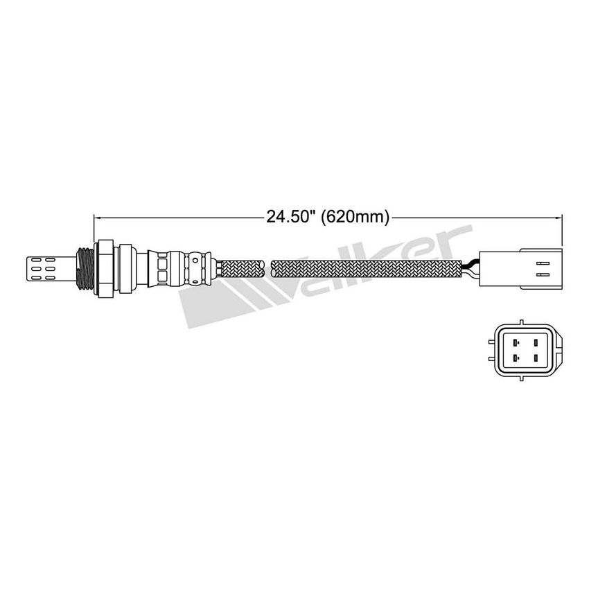 Walker Products 250-24475 Walker Products 250-24475 Oxygen Sensor 4-W Direct Fit Narrow-Band