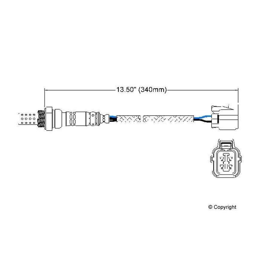 Walker Products 250-24620 Walker Products 250-24620 Oxygen Sensor 4-W Direct Fit Narrow-Band