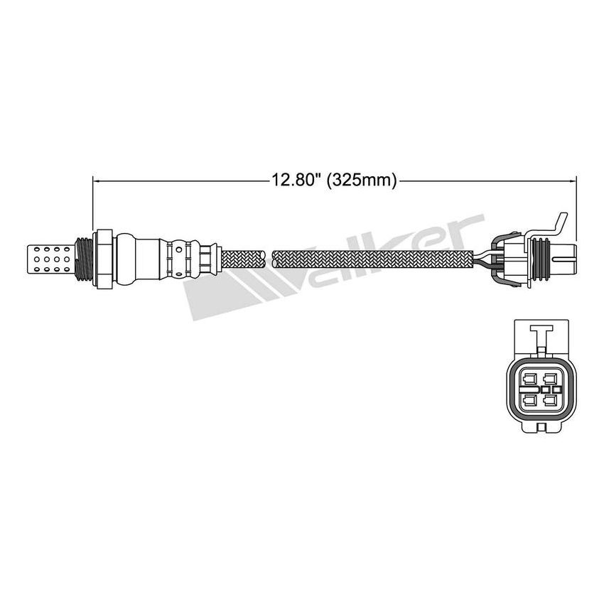 Walker Products 250-24773 Walker Products 250-24773 Oxygen Sensor 4-W Direct Fit Narrow-Band