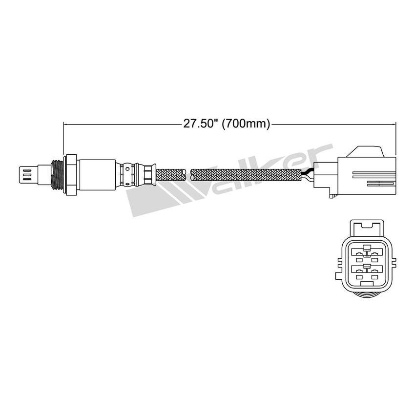 Walker Products 250-54026 Walker Products 250-54026 Oxygen Sensor 4-W Air Fuel Ratio Wide-Band