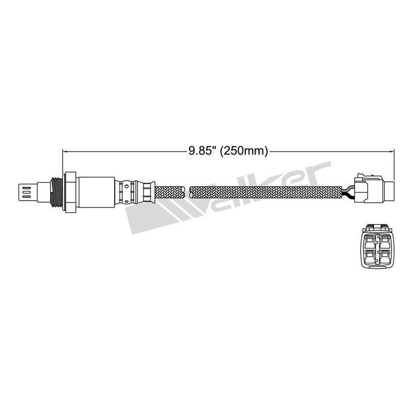 Walker Products 250-54071 Walker Products 250-54071 Oxygen Sensor 4-W Air Fuel Ratio Wide-Band