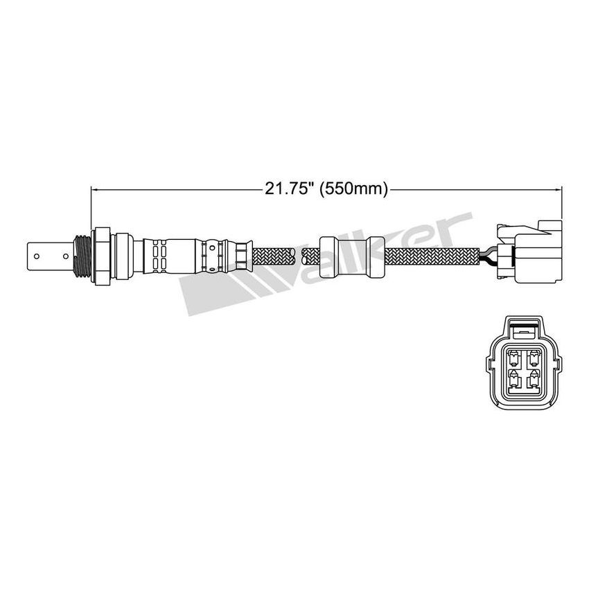 Walker Products 250-54075 Walker Products 250-54075 Oxygen Sensor 4-W Air Fuel Ratio Wide-Band