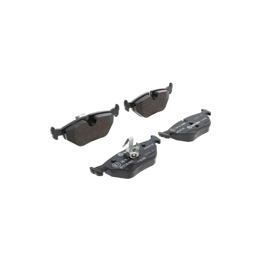 Brembo KT04462 Brembo low-met brake pad and UV coated solid  brake disc kit