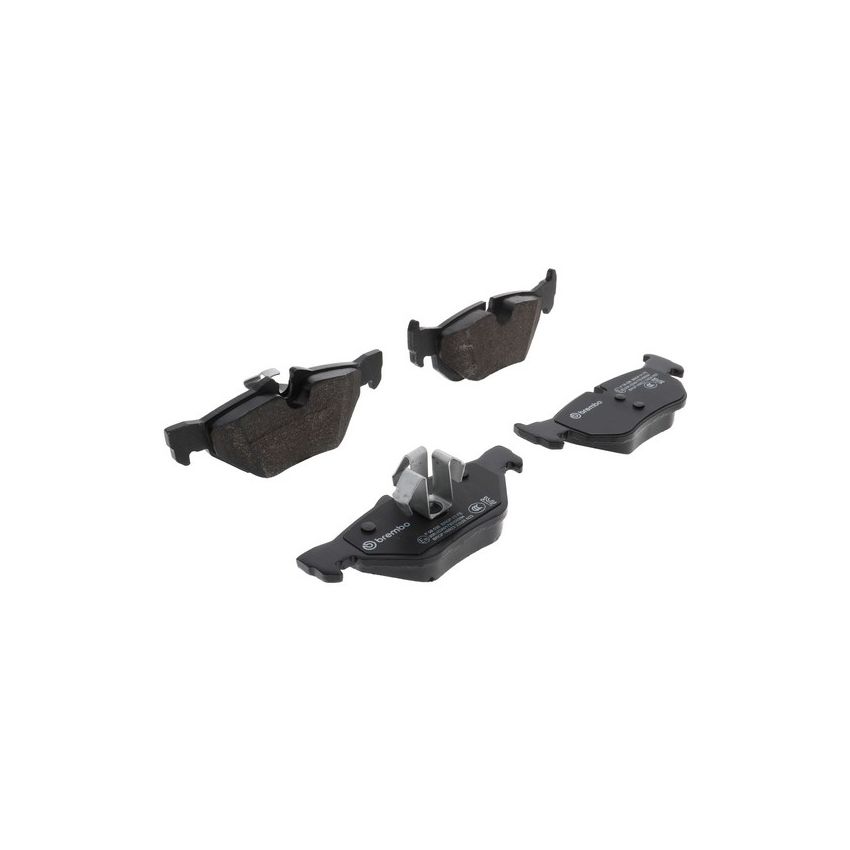 Brembo KT04043 Brembo low-met brake pad and UV coated vented  brake disc kit