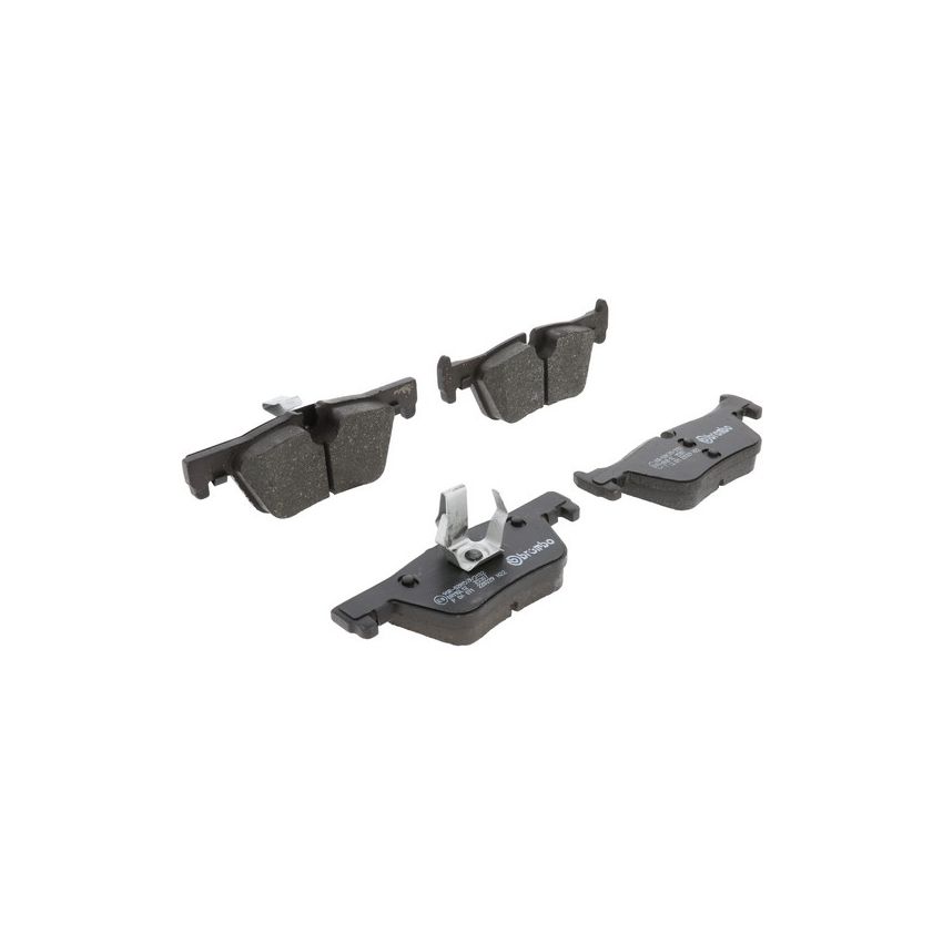 Brembo KT04029 Brembo low-met brake pad and UV coated vented  brake disc kit