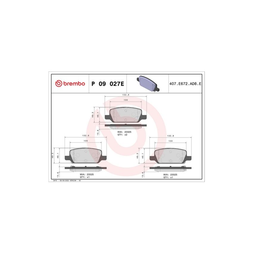 Brembo KT08002 Beyond EV Kit Disc-Pad