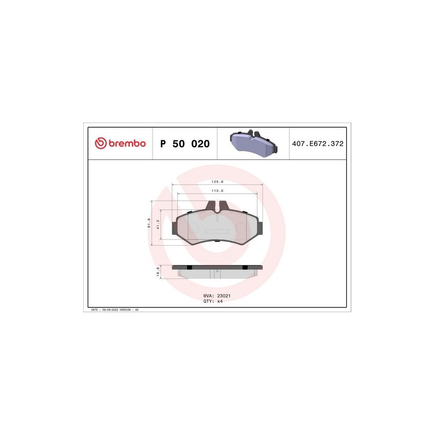 Brembo KT04397 Brembo low-met brake pad and standard solid  brake disc kit