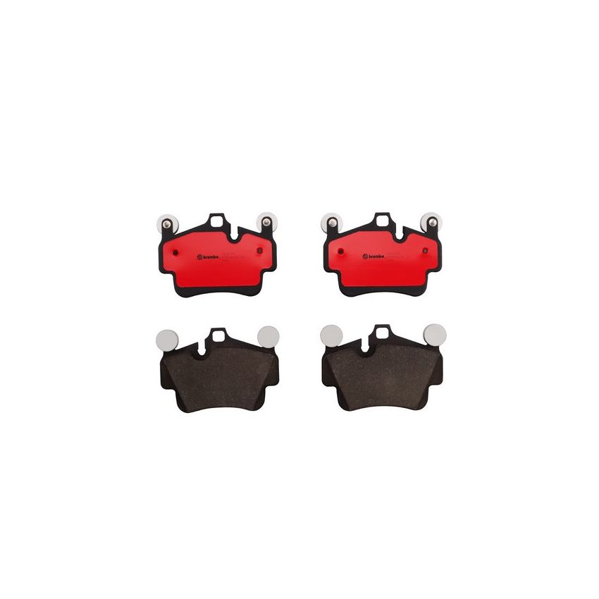 Brembo KT00A71 Brembo ceramic brake pad and UV coated PVT drilled brake disc kit