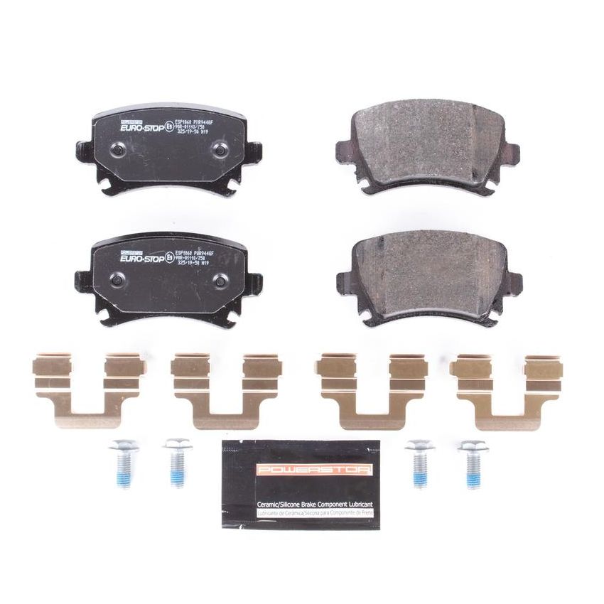 PowerStop ESP1060 EuroStop ECE-R90 Certified Brake Pad Set