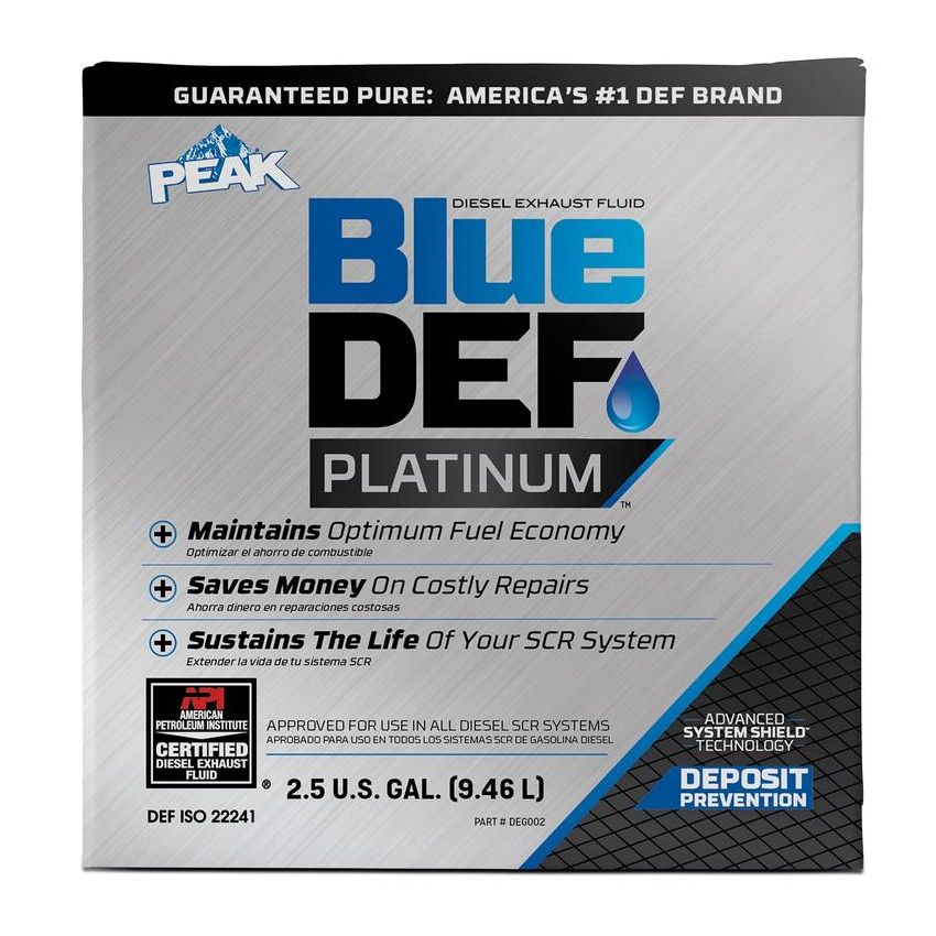 Peak DEG002 PEAK BlueDEF PLATINUM 2.5 GALLON