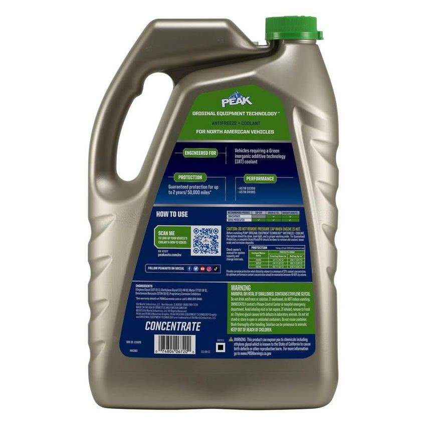 Peak NAC0B3 PEAK OET NA CONVENTIONAL GREEN FS 1 GAL