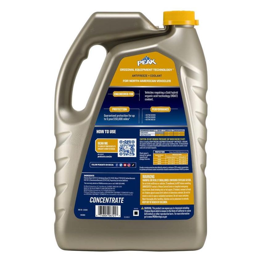 Peak NAG0B3 PEAK OET NA GOLD FS 1 GAL