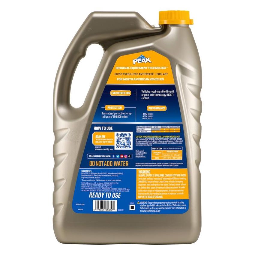 Peak NAGB53 PEAK OET NA GOLD 50/50 1 GAL