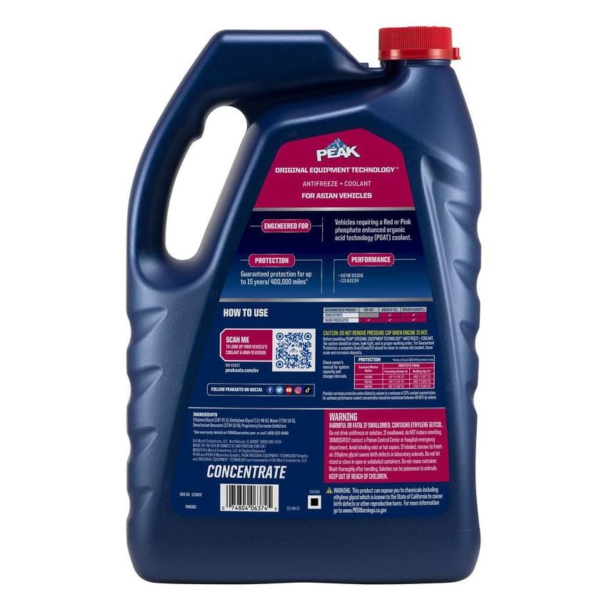 Peak PAR0B3 PEAK OET ASIAN RED/PINK FS 1 GAL