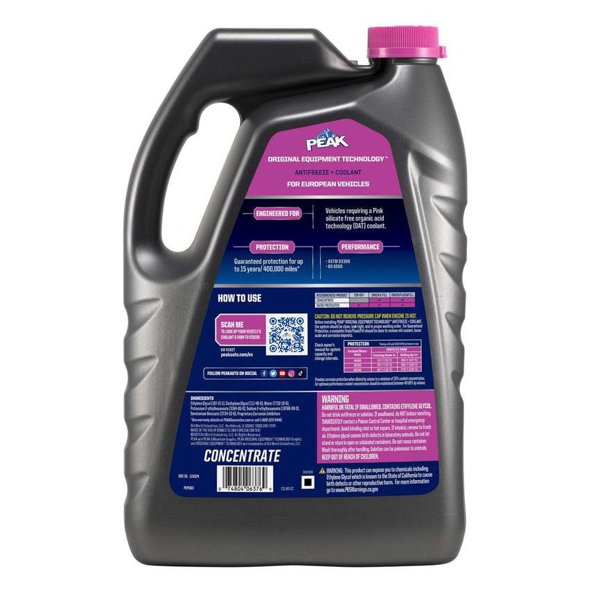 Peak PEP0B3 PEAK OET EURO PINK CONCENTRATE 1 GALLON