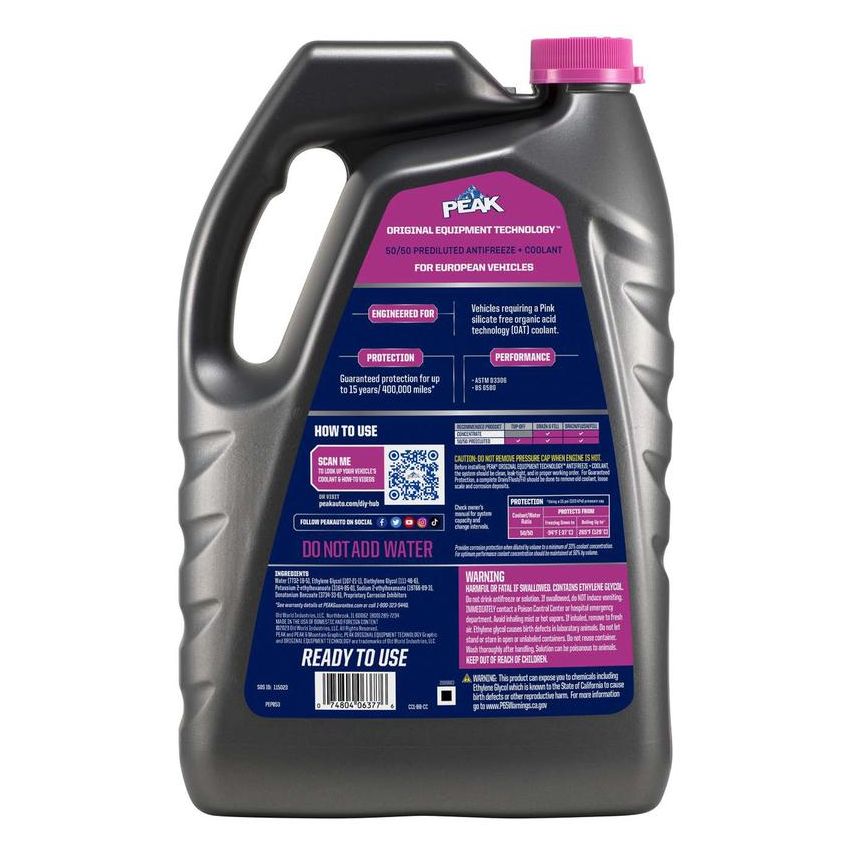 Peak PEPB53 PEAK OET EURO PINK 50/50 1 GALLON