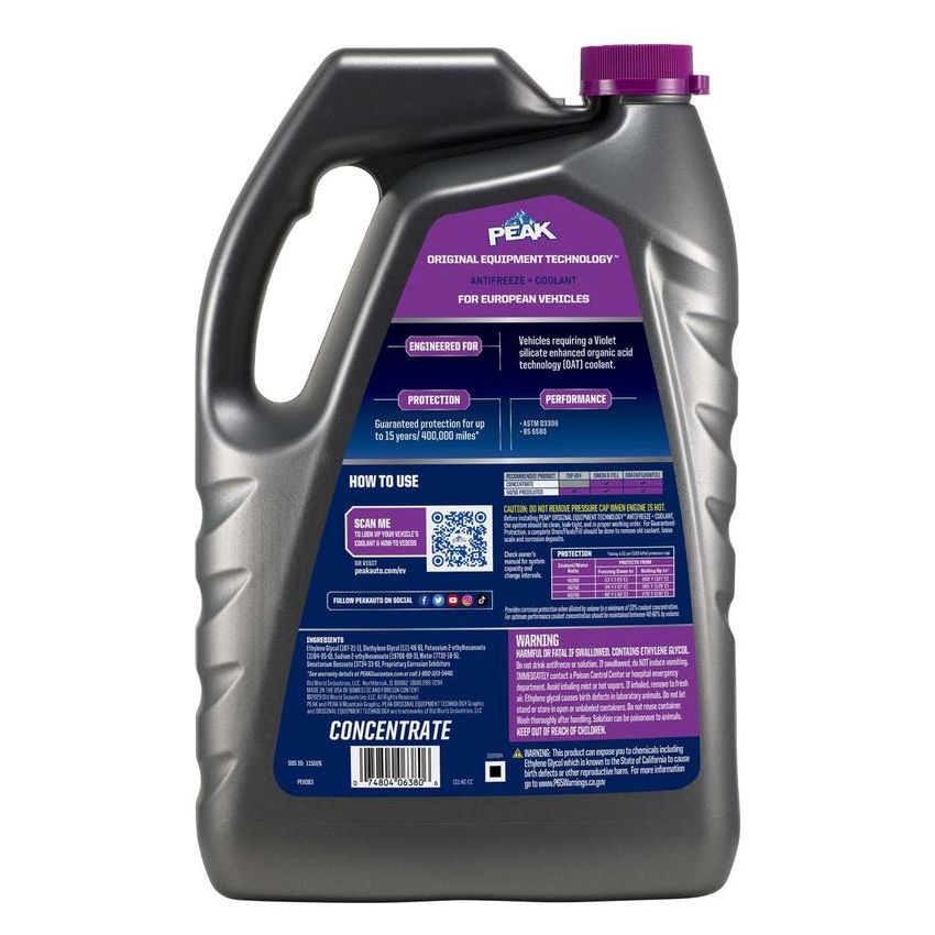 Peak PEV0B3 PEAK OET EURO VIOLET CONCENTRATE 1 GAL