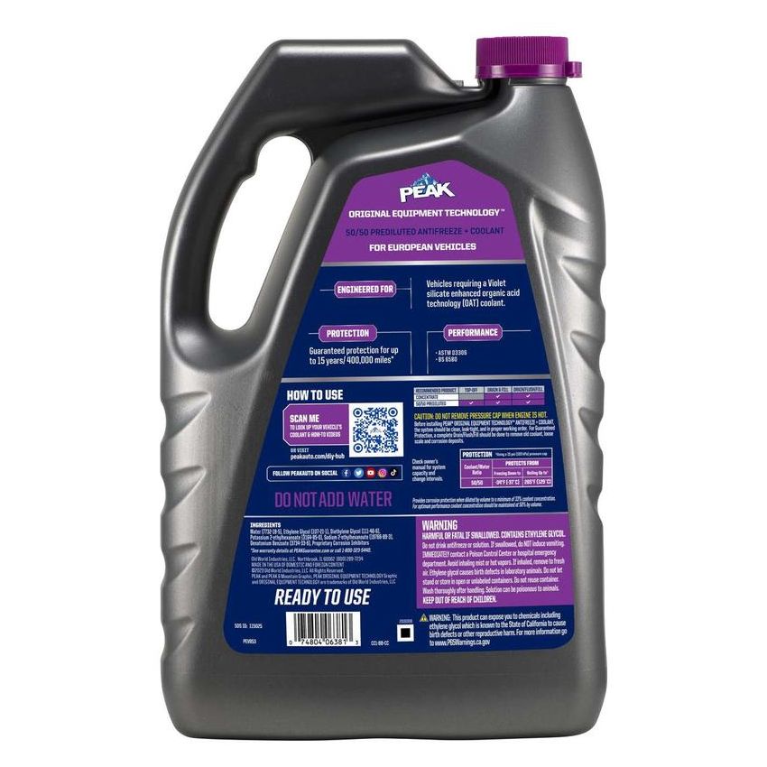 Peak PEVB53 PEAK OET EURO VIOLET 50/50 1 GAL