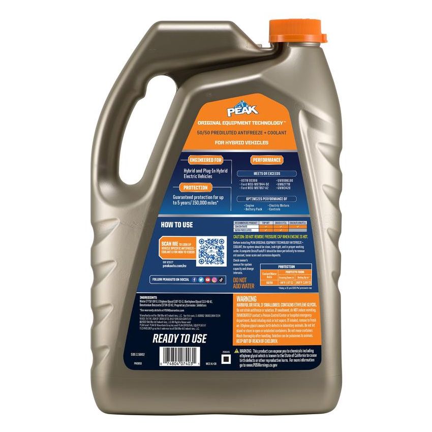 Peak PHOB53 PEAK OET NA ORANGE HYBRID 50/50 1 GAL