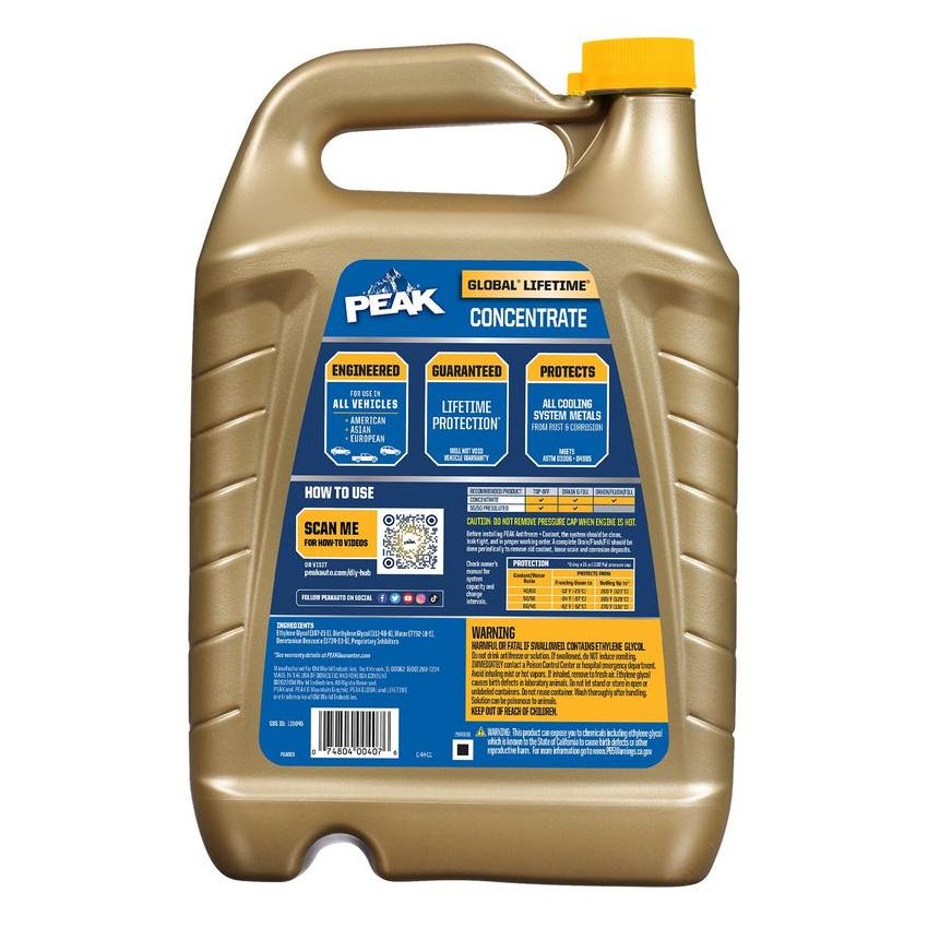 Peak PXA0B3 PEAK GLOBAL LIFETIME CONCENTRATE 1 GAL