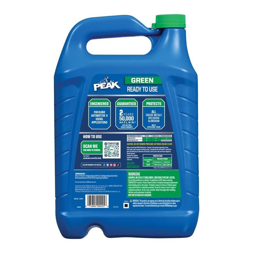 Peak RUAB53 PEAK CONVENTIONAL GREEN 50/50 1 GALLON