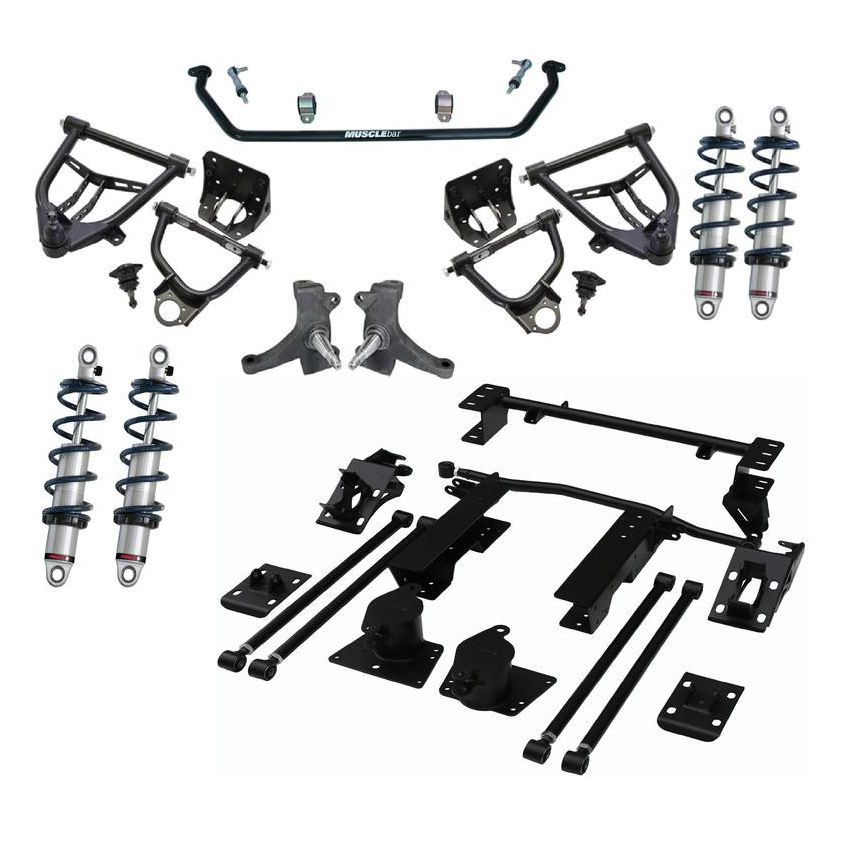 Ridetech 11360301 TQ Coil-Over System for 1973-1987 C10.