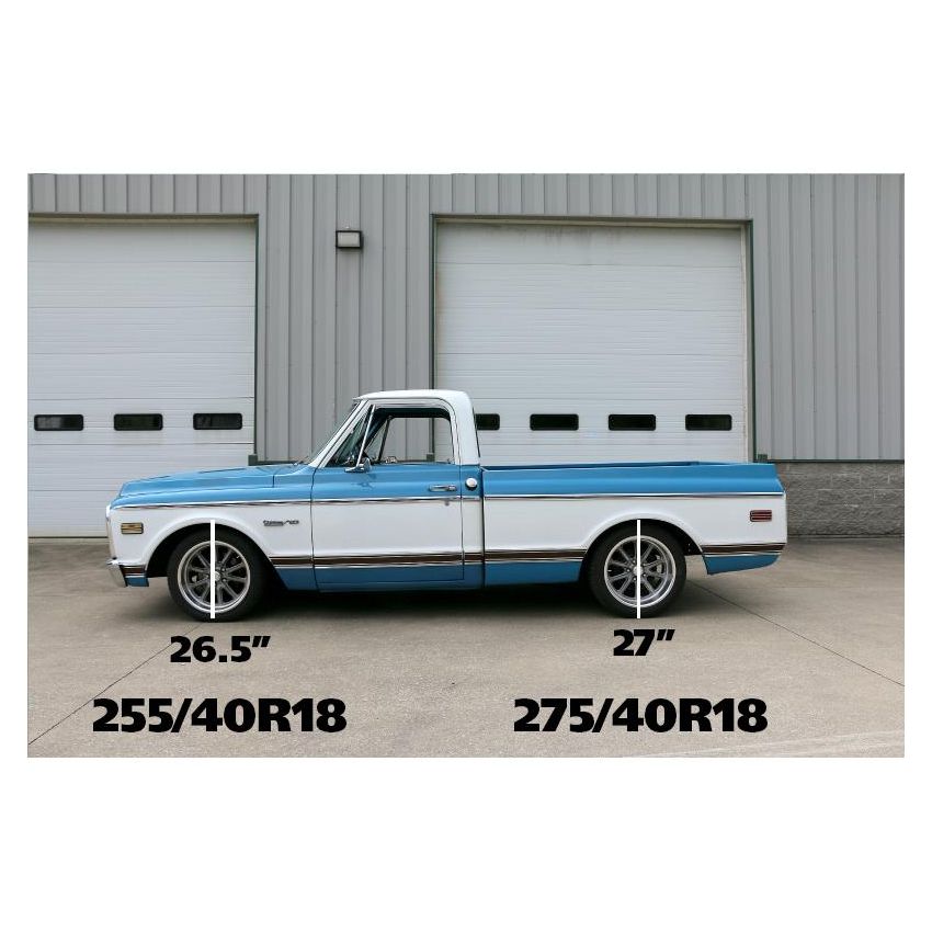 Ridetech 11345012 StreetGrip system for 1963-1970 C10 with small block, no bushings.