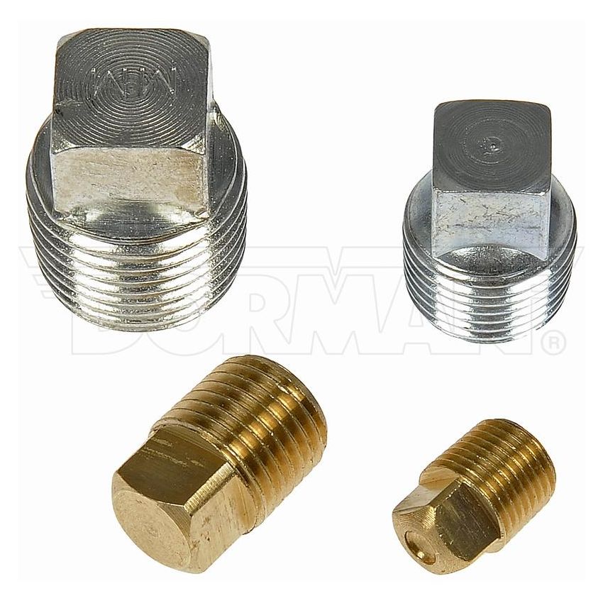 DORMAN 090-000CD Pipe Plug Assortment - 1/8, 1/4, 3/8, 1/2