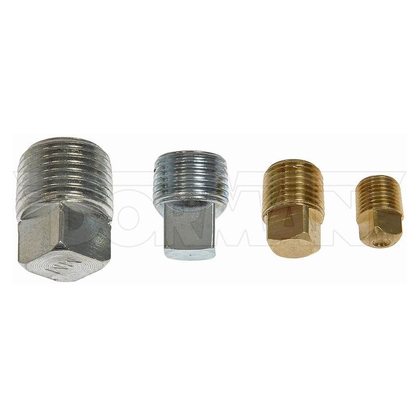 DORMAN 090-000CD Pipe Plug Assortment - 1/8, 1/4, 3/8, 1/2