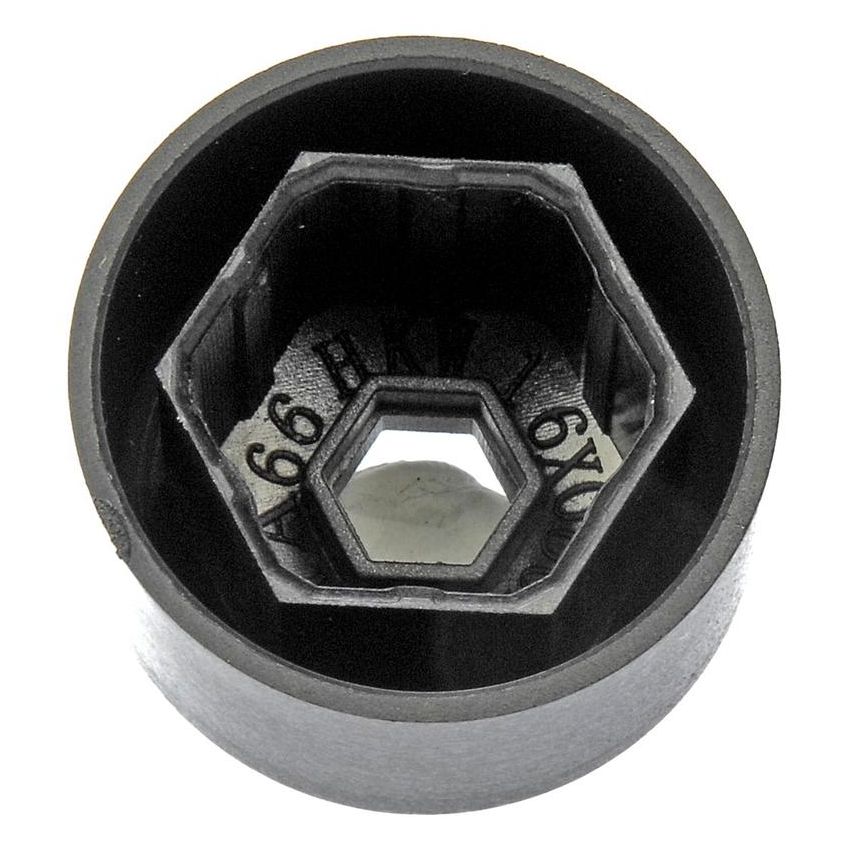 DORMAN 611-644 Black Wheel Nut Cover, Push Type