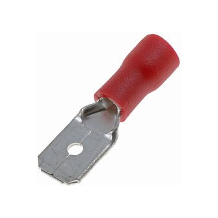 DORMAN 638-260 22-18 Gauge Male Slide Disconnect Terminal, .250 In., Red