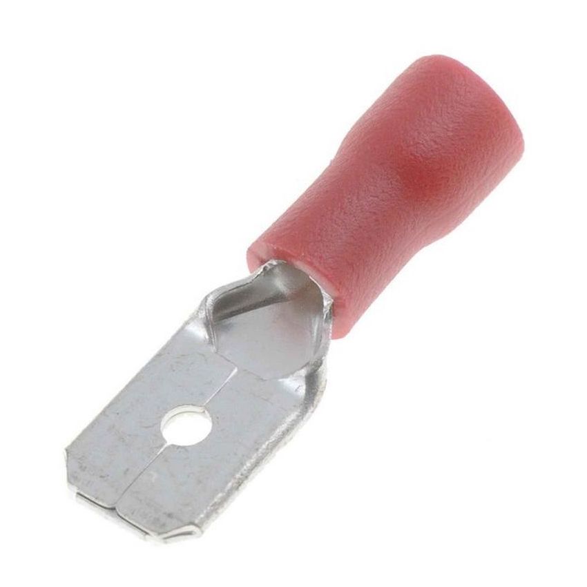 DORMAN 638-260 22-18 Gauge Male Slide Disconnect Terminal, .250 In., Red