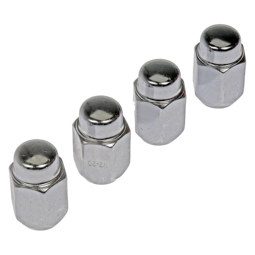 DORMAN 711-201 Wheel Nut Chrome Acorn 2-Pc 1/2-20