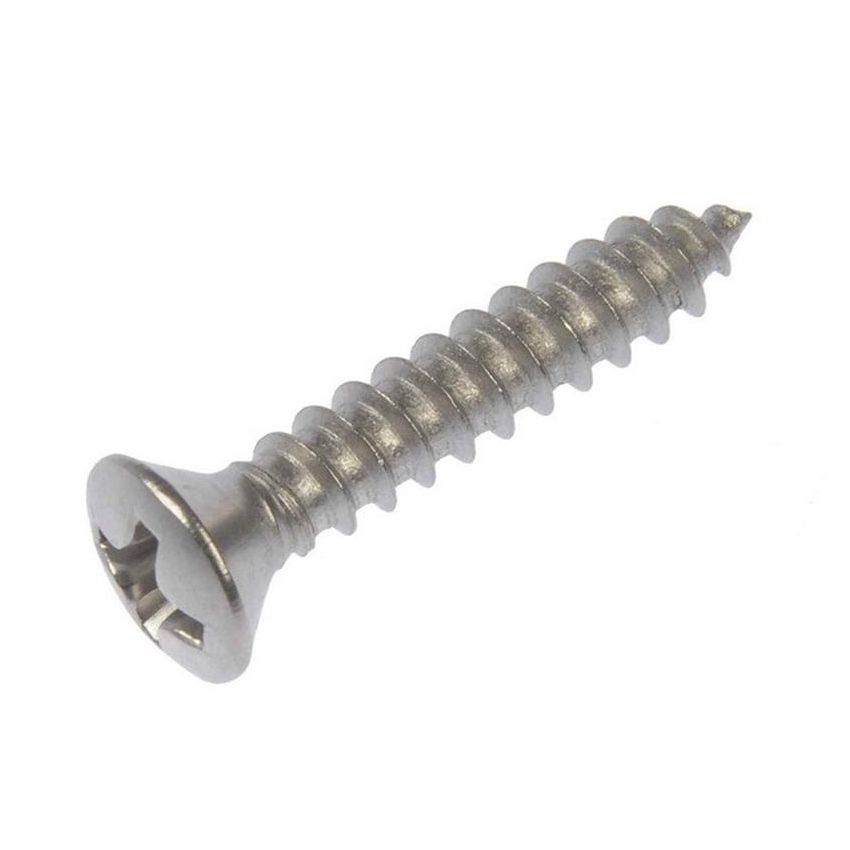 DORMAN 784-100 Self Tapping Screw-Stainless Steel-Oval Head-No. 6 x 1/2 In., 3/4 In.
