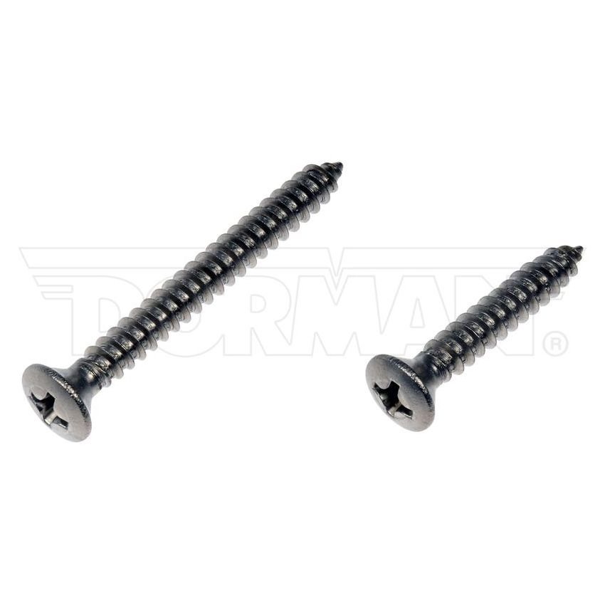 DORMAN 784-120D Self Tapping Screws - Stainless Steel - Oval Head - No.8 X 1 In., 1-1/2 In.
