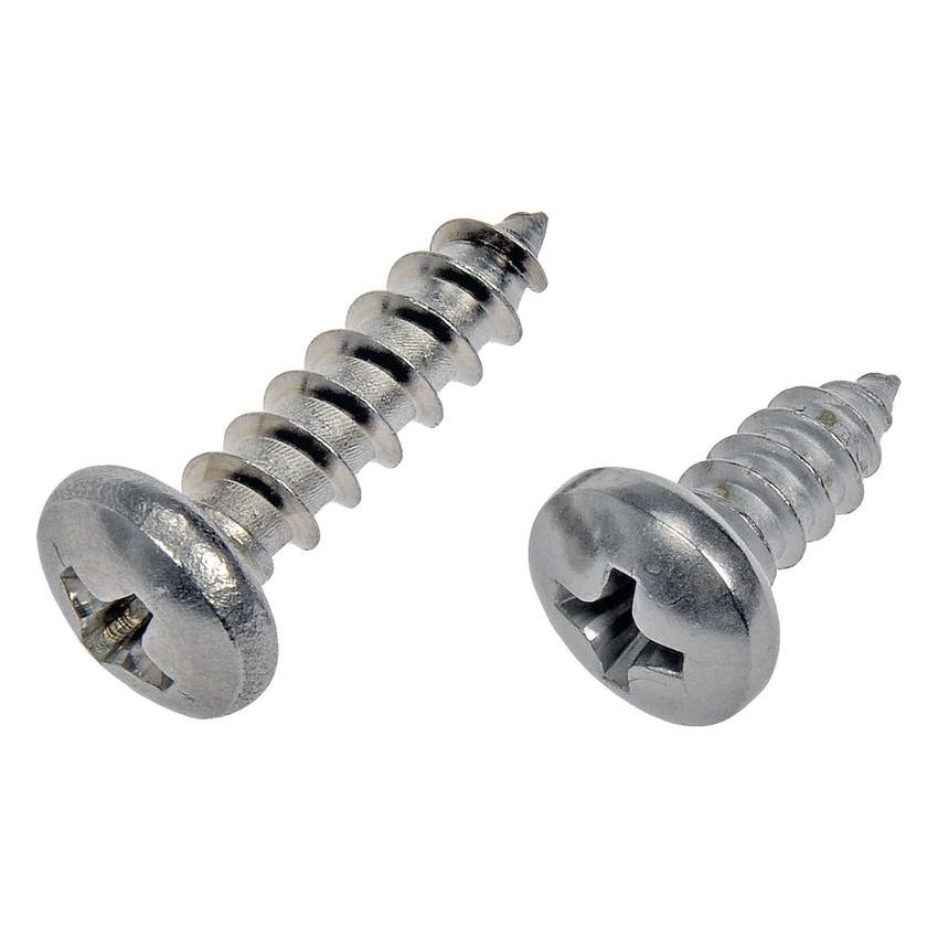 DORMAN 784-150 Self Tapping Screw-Stainless Steel-Pan Head-No. 10 x 1/2 In., 3/4 In.