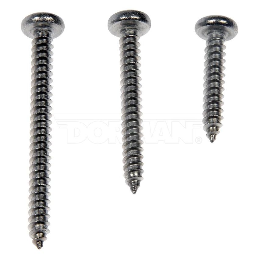 DORMAN 784-155D Self Tapping Screws; No. 10 X 1 In., 1-1/2 In., 2 In.