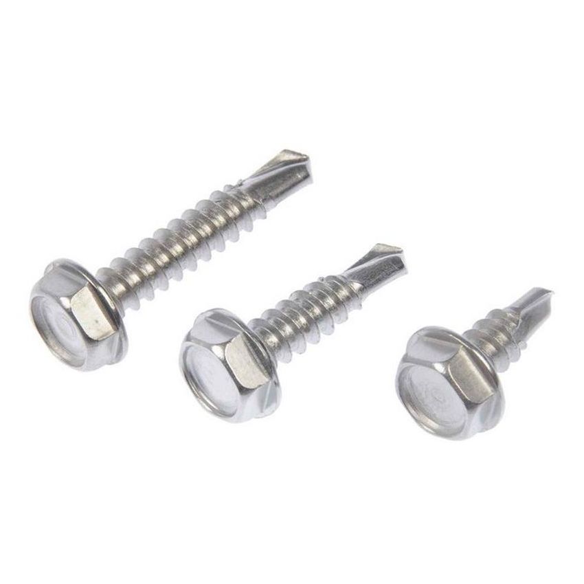 DORMAN 784-160 Self-Drilling Screw-Stainless Steel-Hex Hd.- #10 x 1/2