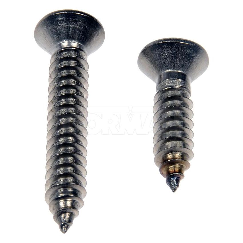 DORMAN 784-180D Self Tapping Screws - Stainless Steel - Oval Head - No.14 X 1 In., 1-1/2 In.
