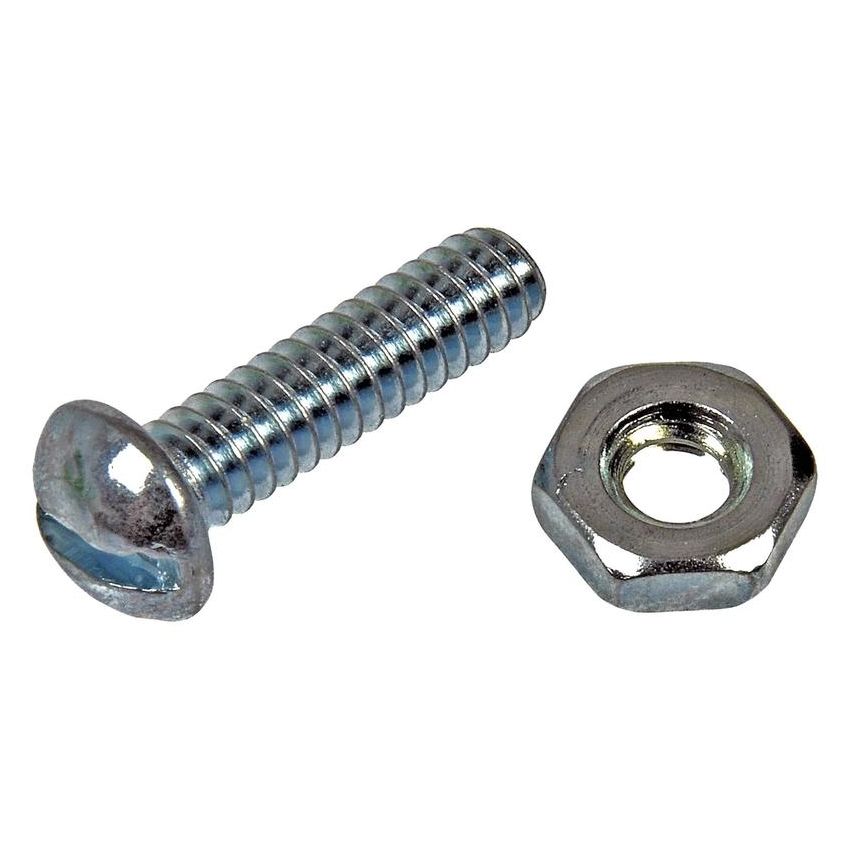 DORMAN 784-600 Stove Bolt With Nuts - 3/16-24 In. x 1/2 In./3/4 In.