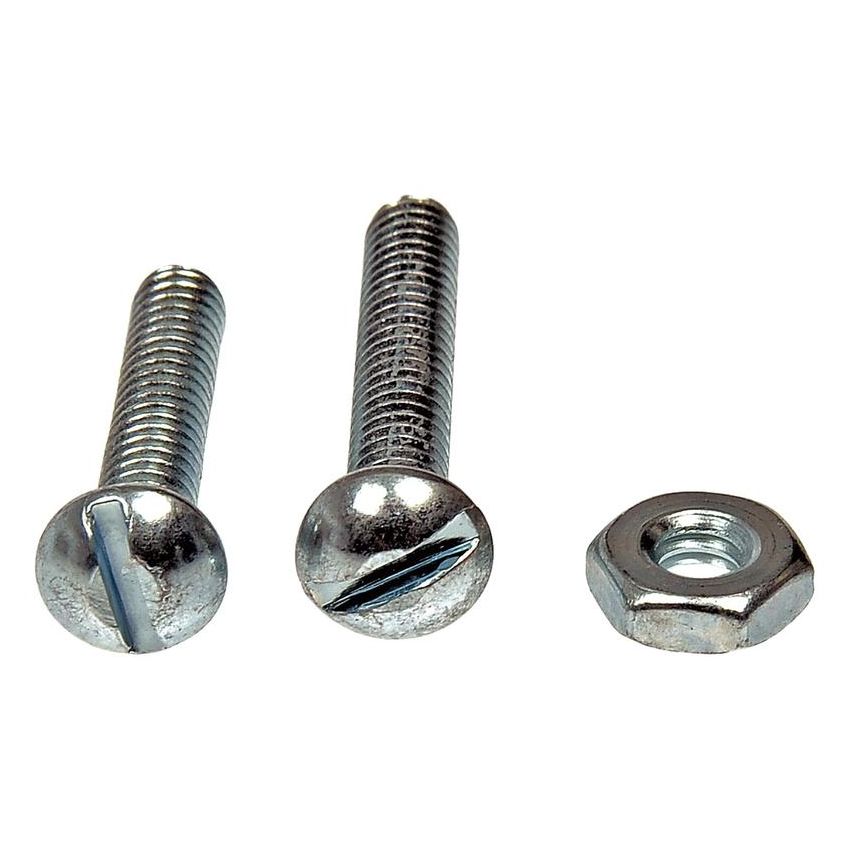 DORMAN 784-602 Stove Bolt With Nuts - 3/16-24 In. x 1 In./1-1/4In.