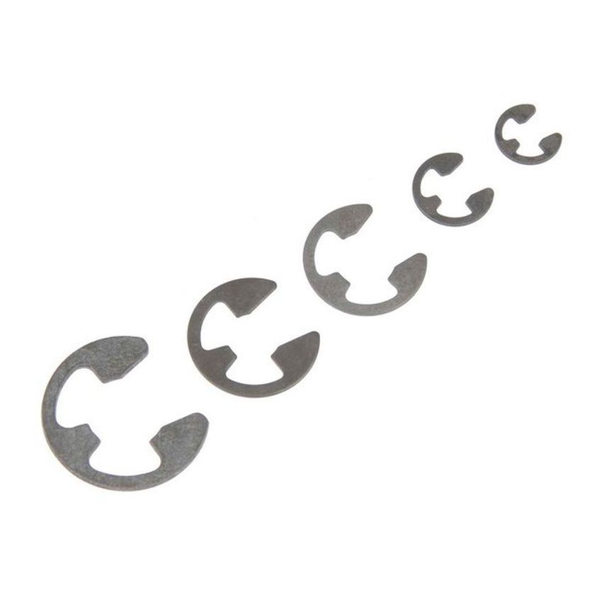 DORMAN 784-632 E-Clip Assortment - 3/16 In., 5/32 In., 1/4 In., 5/16 In., 3/8 In.