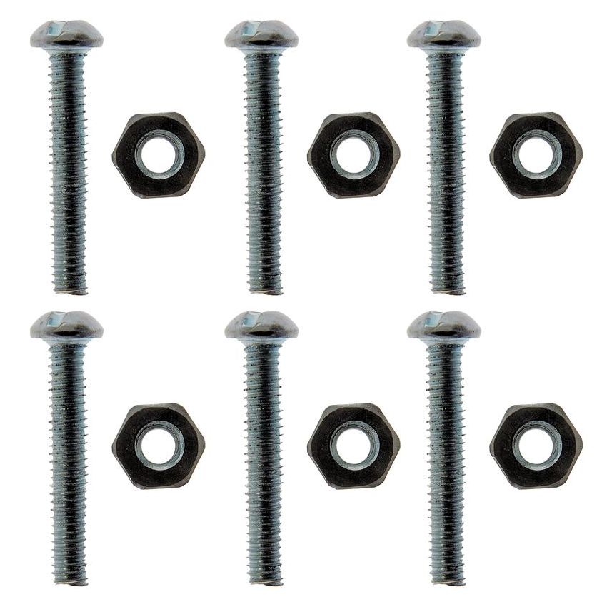 DORMAN 784-710D Machine Screw With Nuts - No.8-32 X 1 In.