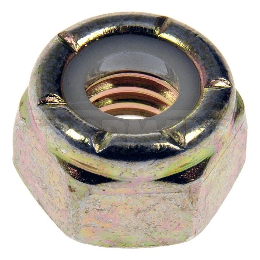 DORMAN 784-756 Hex Lock Nuts With Nylon Ring-Grade 2-Thread Size5/16-18 In.,Height11/32 In.