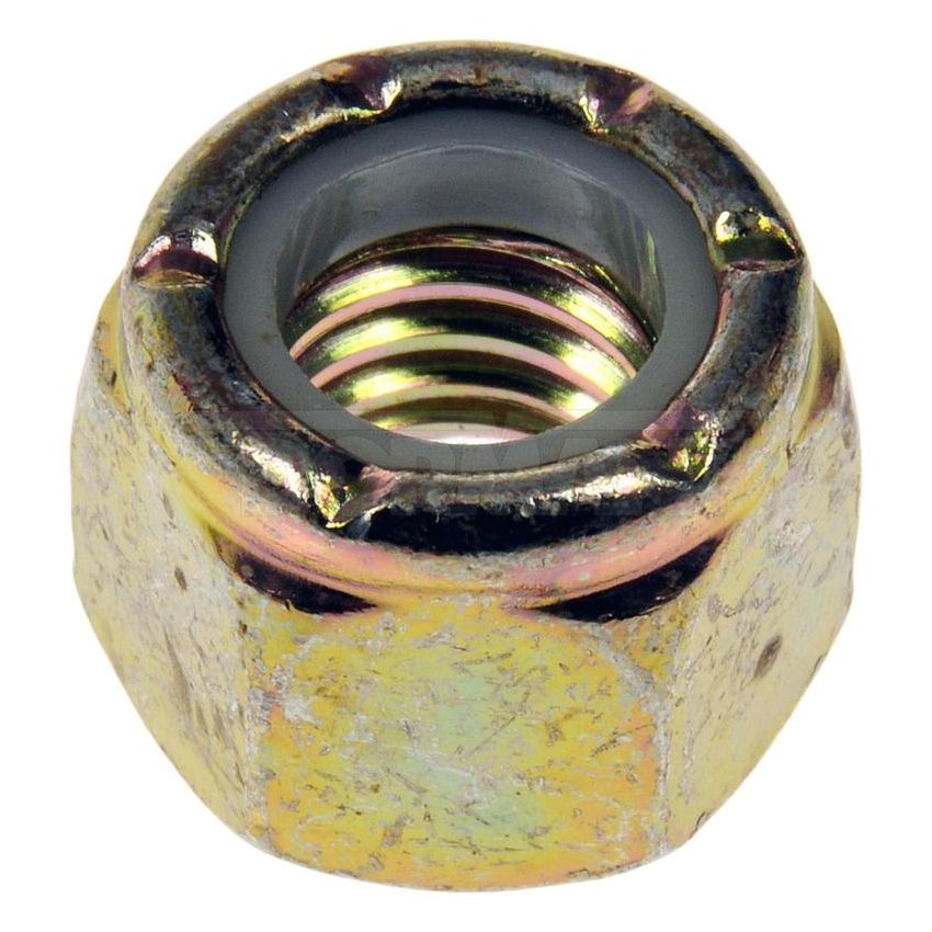 DORMAN 784-758 Hex Lock Nuts With Nylon Ring-Grade 2-Thread Size3/8-16 In.,Height29/64 In.