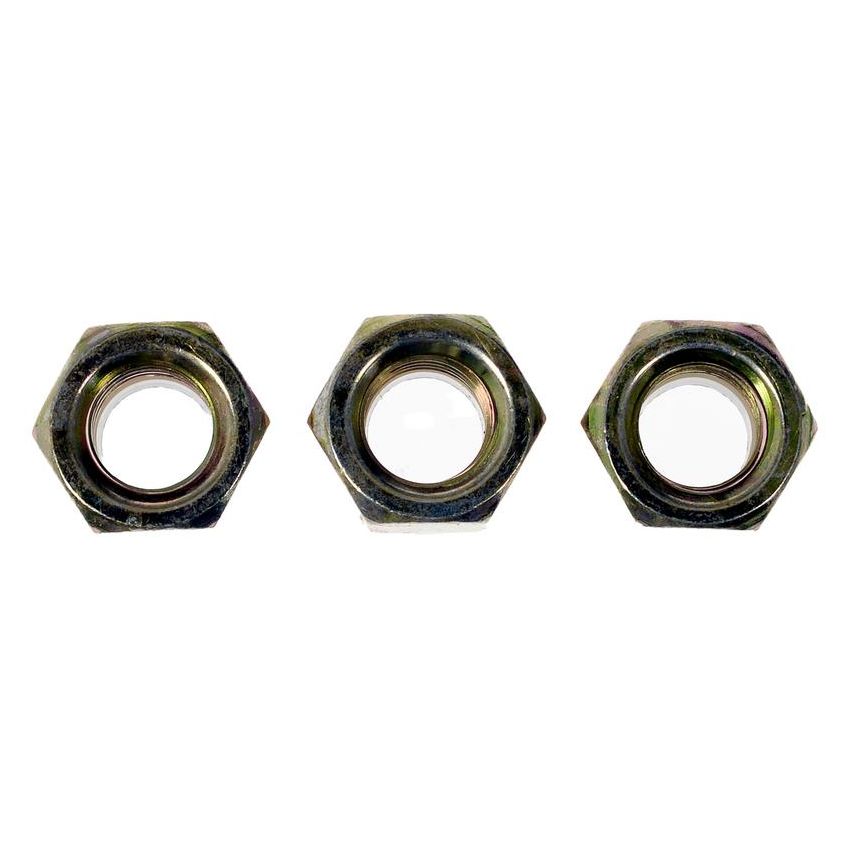 DORMAN 784-758 Hex Lock Nuts With Nylon Ring-Grade 2-Thread Size3/8-16 In.,Height29/64 In.