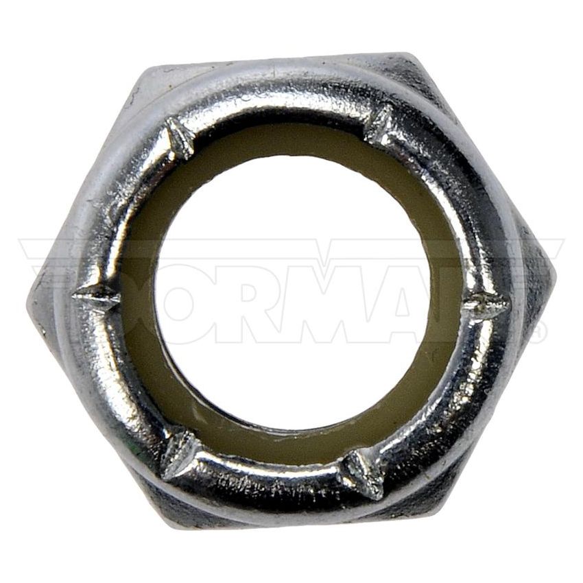 DORMAN 784-760 Hex Lock Nuts With Nylon Ring-Grade 2-Thread Size7/16-14 In.,Height29/64 In.