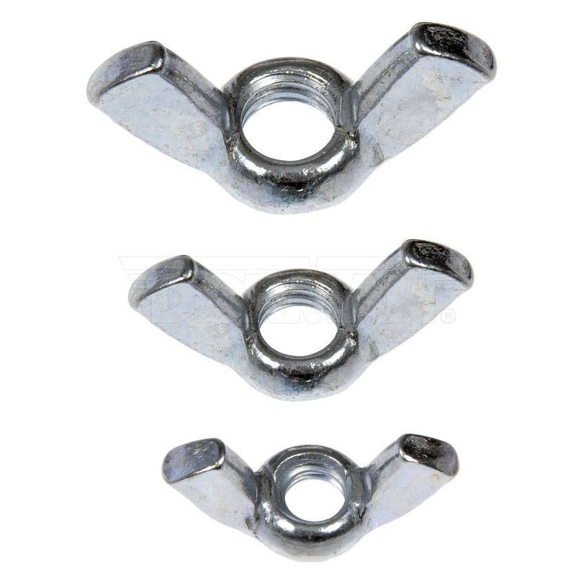 DORMAN 784-801 Wing Nut Assortment  2 1/4-20 Wingnuts - 2  5/16-18 Wingnuts - 2 3/8-16 Wingnuts